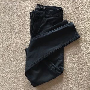 American Eagle high rise skinny jeans, stretch.